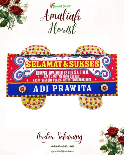 Karangan Bunga Ucapan Selamat cananggela